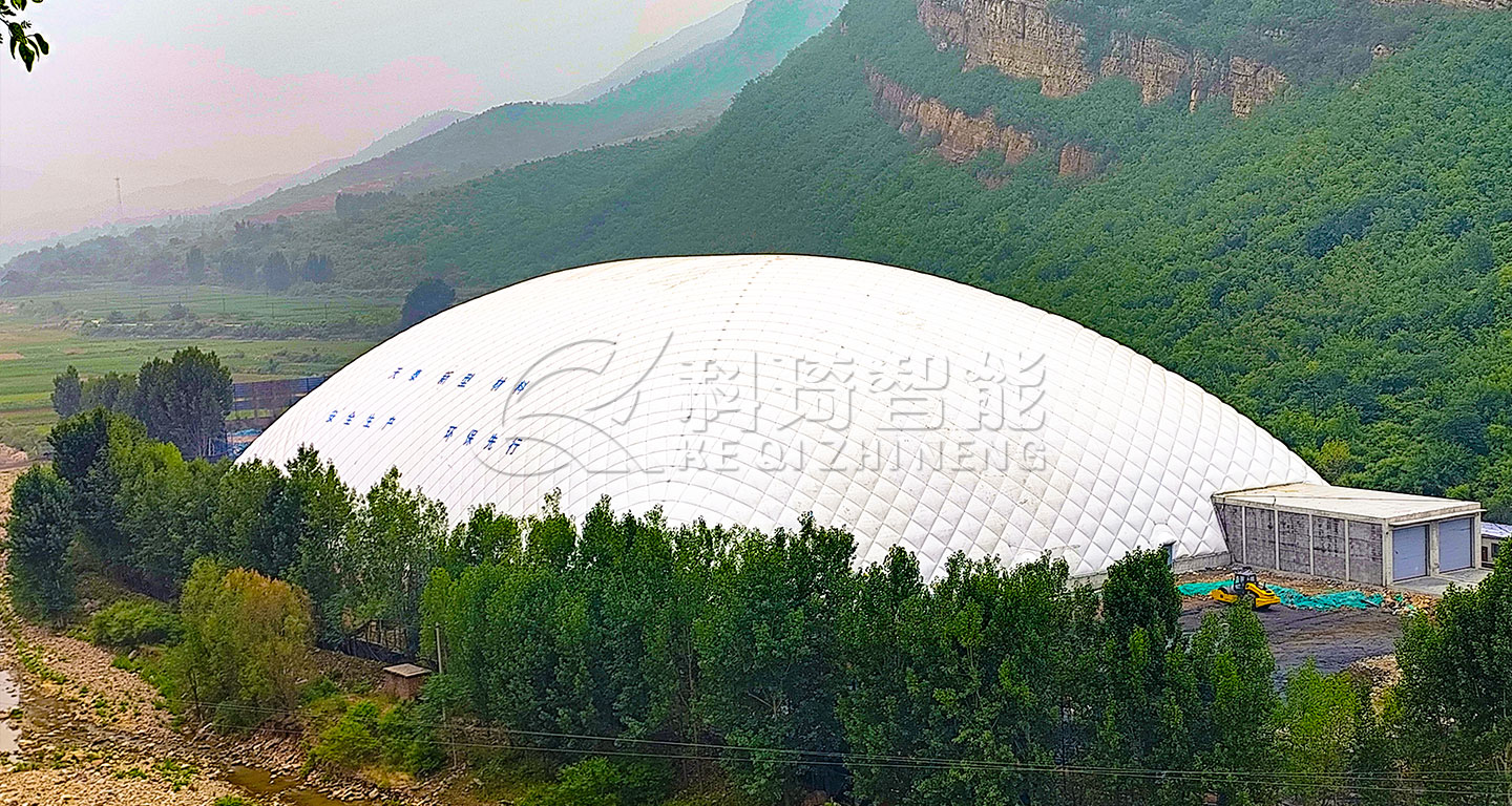 石家莊井陘石料廠氣膜儲(chǔ)料倉(cāng)項(xiàng)目