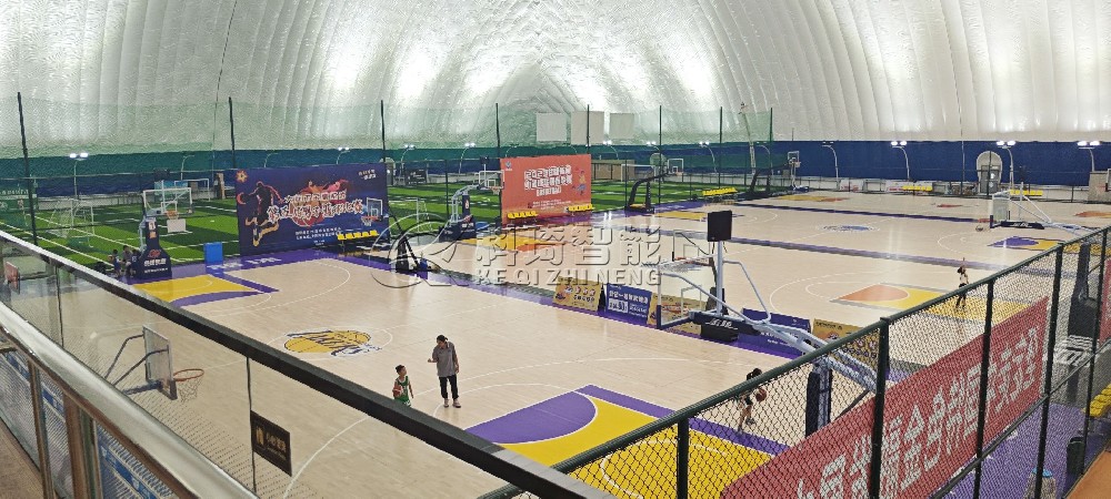 氣膜建筑產品知識_氣膜運動館新風系統(tǒng)：為你阻擋霧霾侵襲